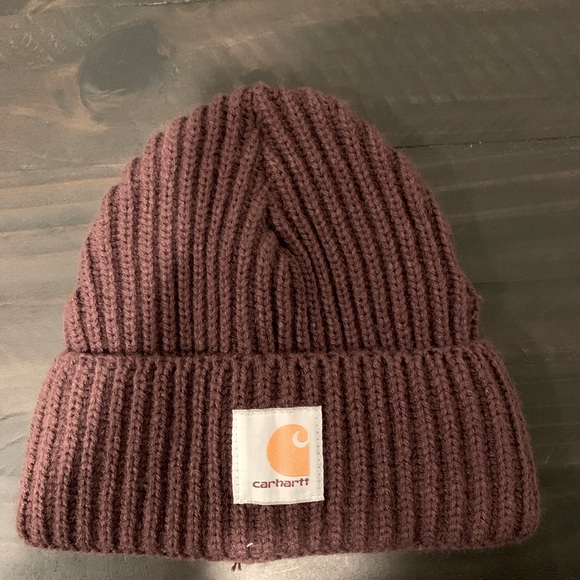 Purple carhartt beanie